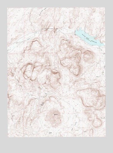 Willow Creek Reservoir, NV USGS Topographic Map