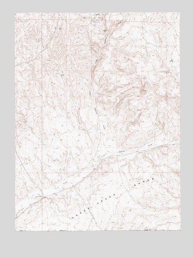 Willow Creek Reservoir SE, NV USGS Topographic Map
