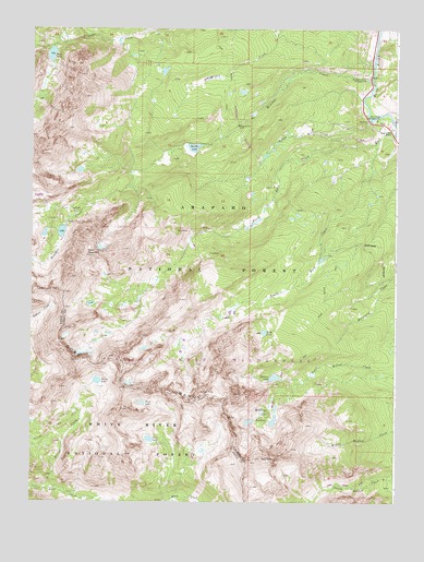 Willow Lakes, CO USGS Topographic Map