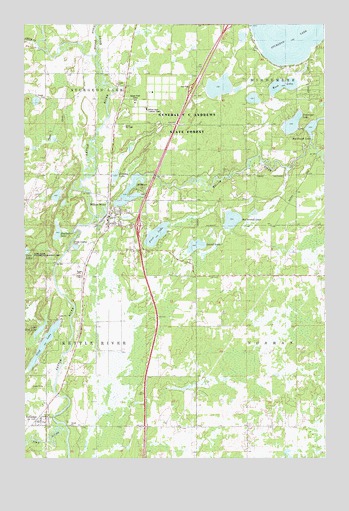 Willow River, MN USGS Topographic Map
