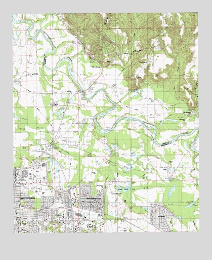 Willow Springs, AL USGS Topographic Map