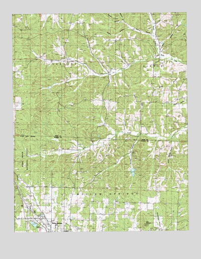 Willow Springs North, MO USGS Topographic Map