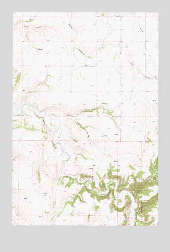 Boston Coulee School, MT USGS Topographic Map
