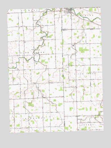 Willshire, OH USGS Topographic Map
