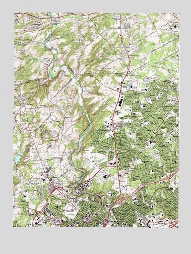 Wilmington North, DE USGS Topographic Map