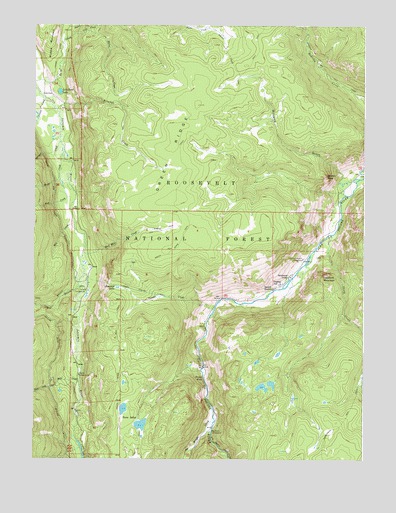 Boston Peak, CO USGS Topographic Map