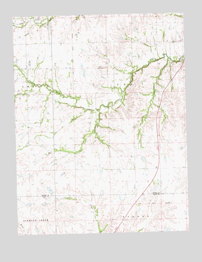 Wilsey SE, KS USGS Topographic Map