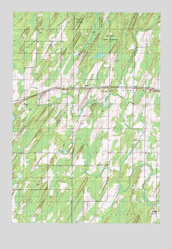 Wilson, MI USGS Topographic Map