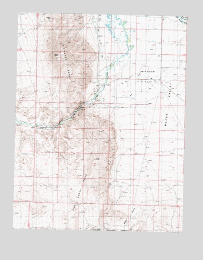 Wilson Canyon, NV USGS Topographic Map