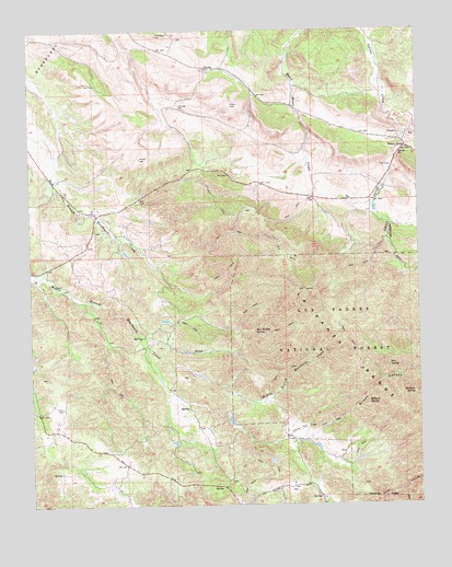 Wilson Corner, CA USGS Topographic Map