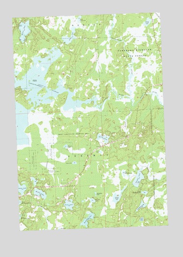 Wilson Lake, WI USGS Topographic Map