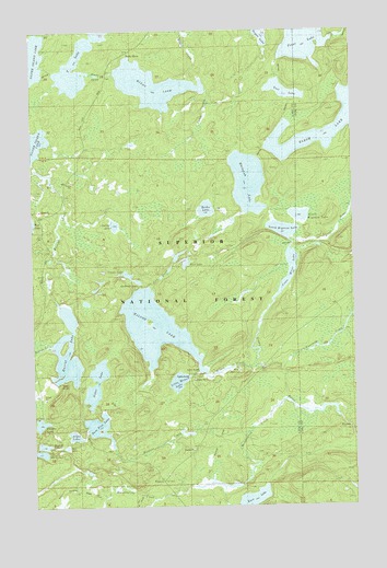 Wilson Lake, MN USGS Topographic Map