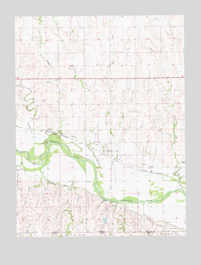Bostwick, NE USGS Topographic Map