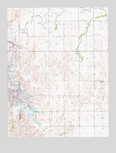Wilson NW, KS USGS Topographic Map
