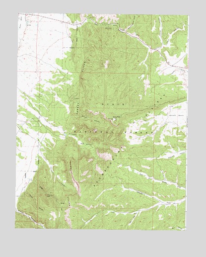 Wilson Peak, UT USGS Topographic Map