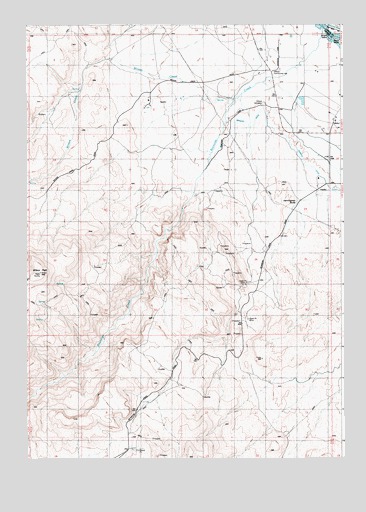 Wilson Peak, ID USGS Topographic Map