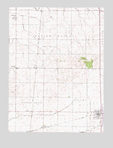 Boswell, IN USGS Topographic Map