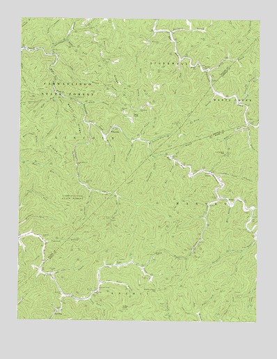 Wilsondale, WV USGS Topographic Map