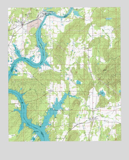 Wilsonville, AL USGS Topographic Map