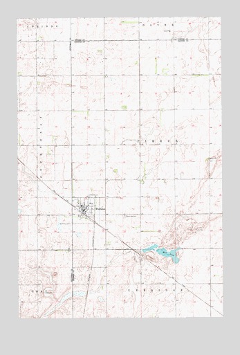 Wimbledon, ND USGS Topographic Map