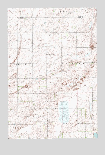 Wimbledon NE, ND USGS Topographic Map