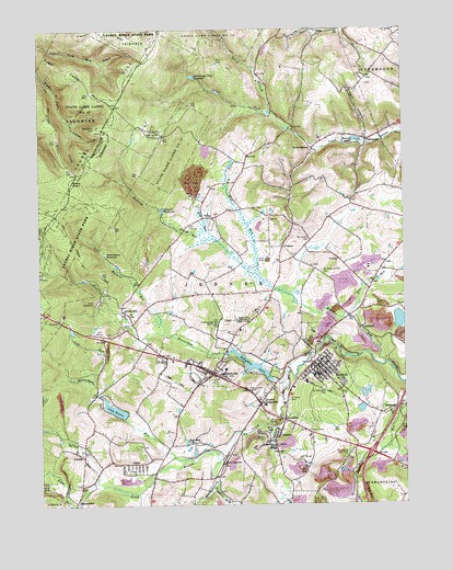 Boswell, PA USGS Topographic Map