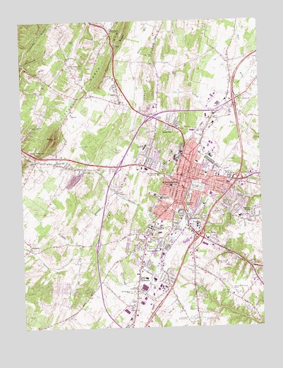 Winchester, VA USGS Topographic Map