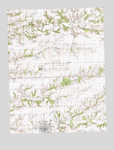 Winchester, IL USGS Topographic Map