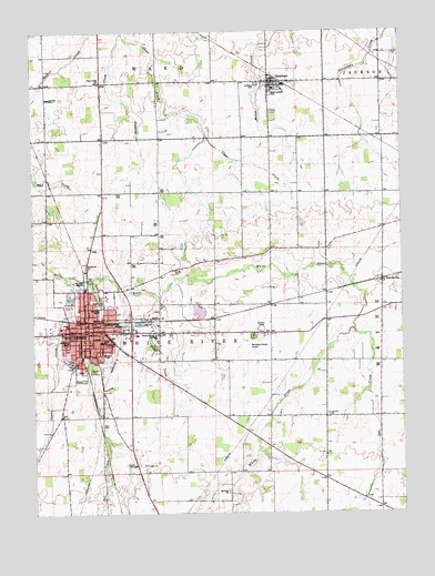 Winchester, IN USGS Topographic Map