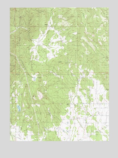 Boswell Mountain, OR USGS Topographic Map