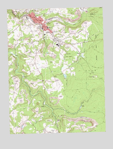 Windber, PA USGS Topographic Map