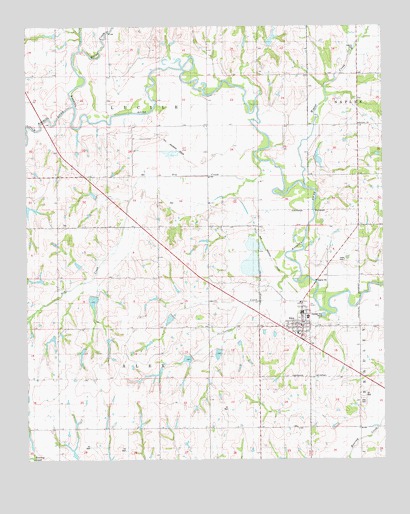 Alex, OK USGS Topographic Map