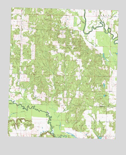 Boswell NW, OK USGS Topographic Map