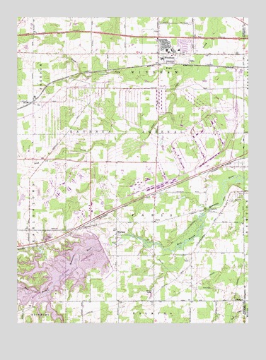 Windham, OH USGS Topographic Map