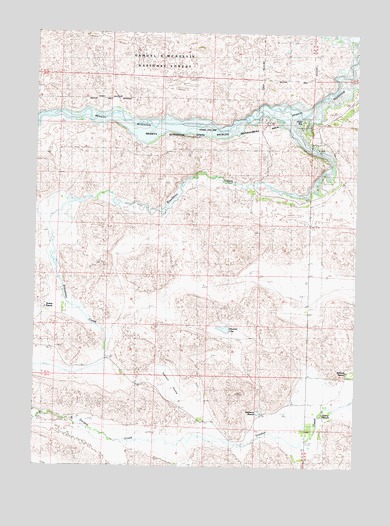Windmill Lake, NE USGS Topographic Map