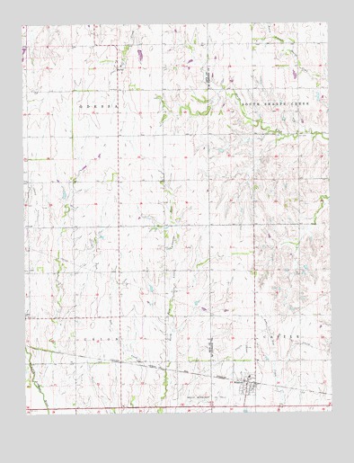 Windom, KS USGS Topographic Map