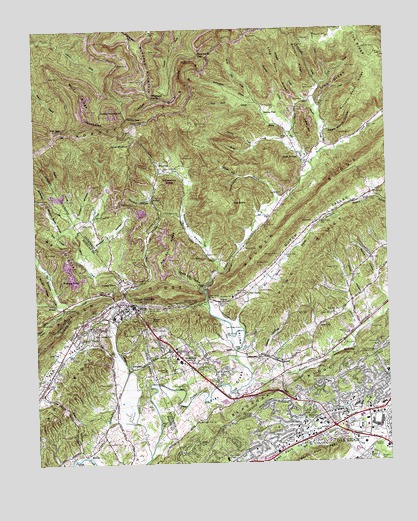 Windrock, TN USGS Topographic Map
