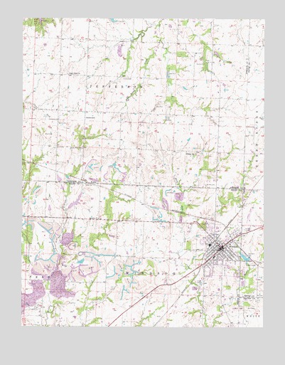 Windsor, MO USGS Topographic Map