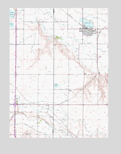 Windsor, CO USGS Topographic Map