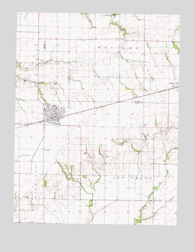 Windsor, IL USGS Topographic Map