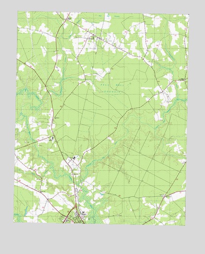 Windsor North, NC USGS Topographic Map