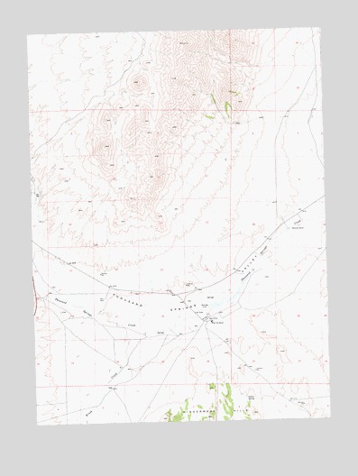 Wine Cup Ranch, NV USGS Topographic Map