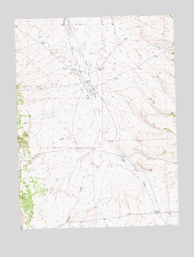 Wine Cup Ranch SE, NV USGS Topographic Map