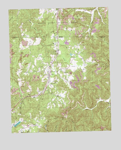 Winfield, TN USGS Topographic Map