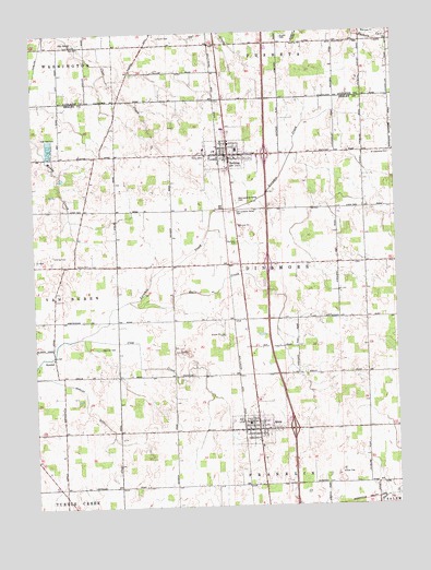 Botkins, OH USGS Topographic Map