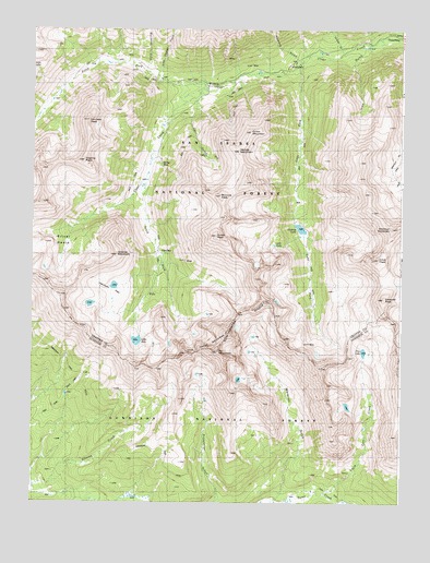 Winfield, CO USGS Topographic Map