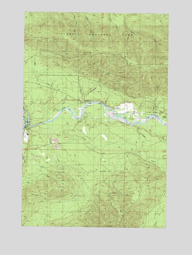 Winfield Creek, WA USGS Topographic Map