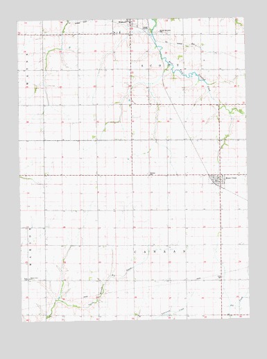 Winfield South, IA USGS Topographic Map