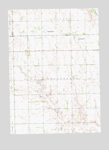 Winfred SE, SD USGS Topographic Map