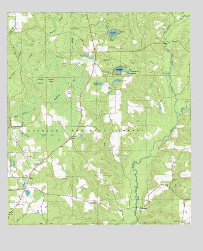 Wing, AL USGS Topographic Map